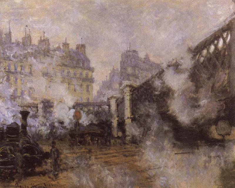 Claude Monet Le Pont de l-Europe Germany oil painting art